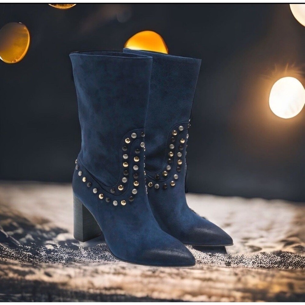 Free People Dakota Studded Western Boots 36 / 6